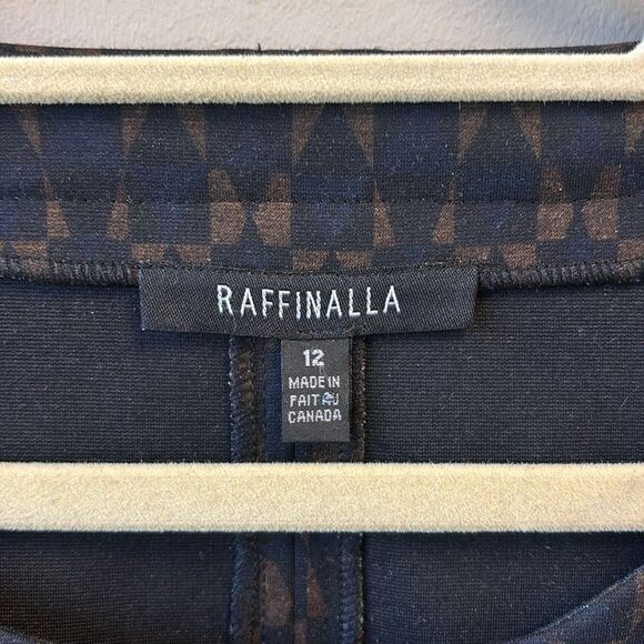 Raffinella Navy Blue Patterned Women's Top - Picture 3 of 5